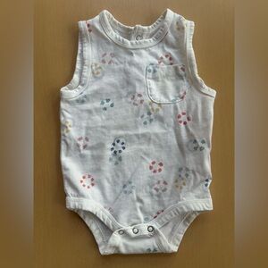 Pehr Tank Top Onesie - Pool Float Pattern - 0-3 months